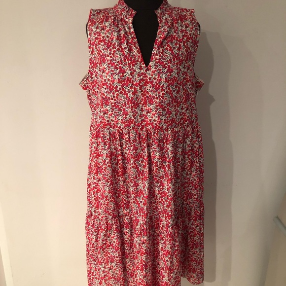 NWT J Crew Summer 2020 Rebecca Liberty Dress Floral Pockets Lined New Large - Picture 7 of 11